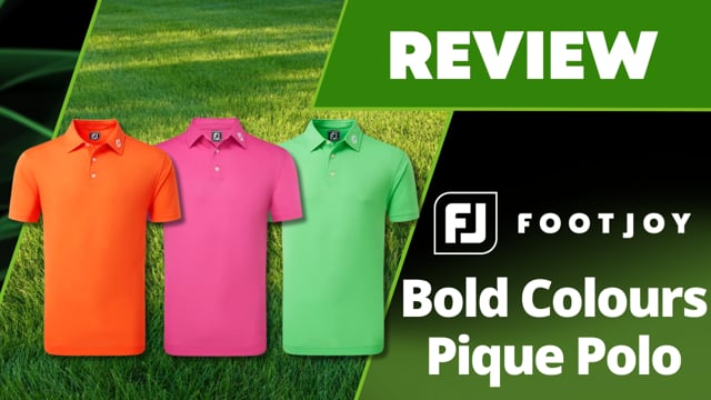 FootJoy Pique Shirts - Bold Funky Colours