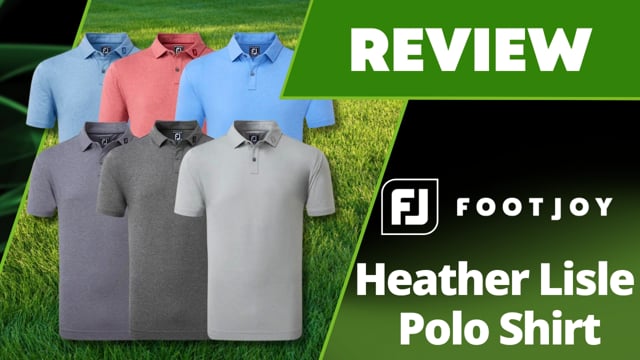 FootJoy Heather Solid Lisle Golf Polo Shirt - Review