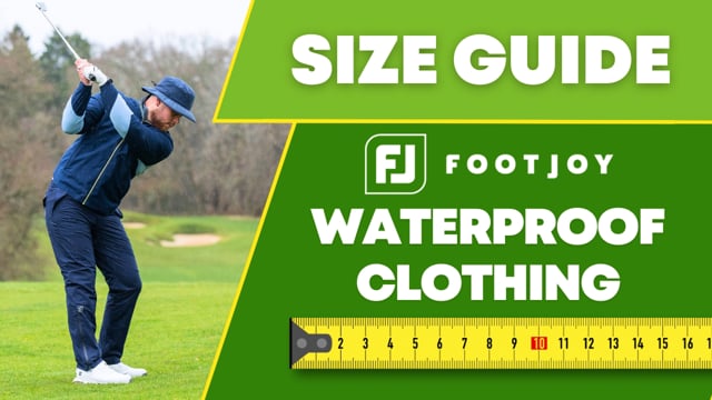 FootJoy Golf Waterproofs Sizing Guide