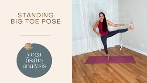 Standing Big Toe Pose Yoga Asana Analysis