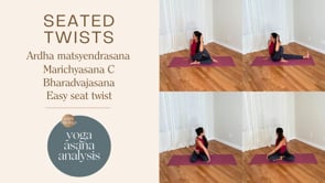 Seated Twists Yoga Asana Analysis