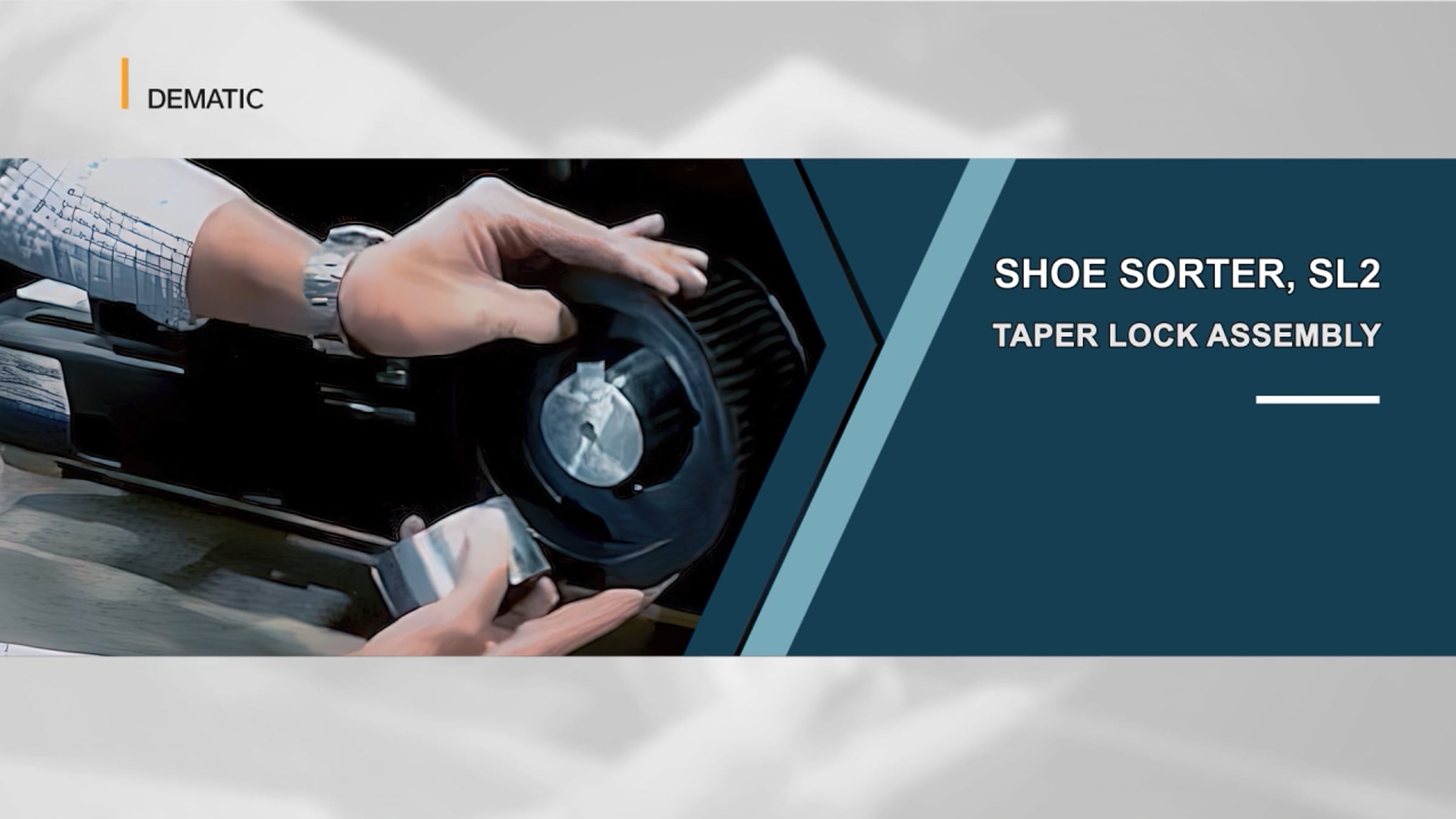 HowTo- Shoe Sorter SL2: Taper Lock Assembly | Videos & Movies on Vimeo