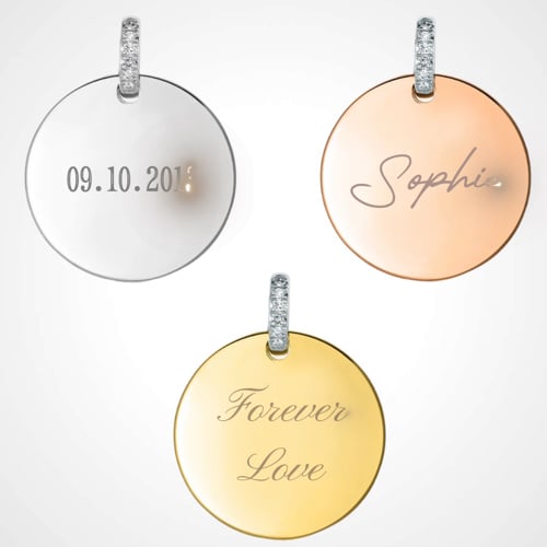 Video: Engravable Round Pendant