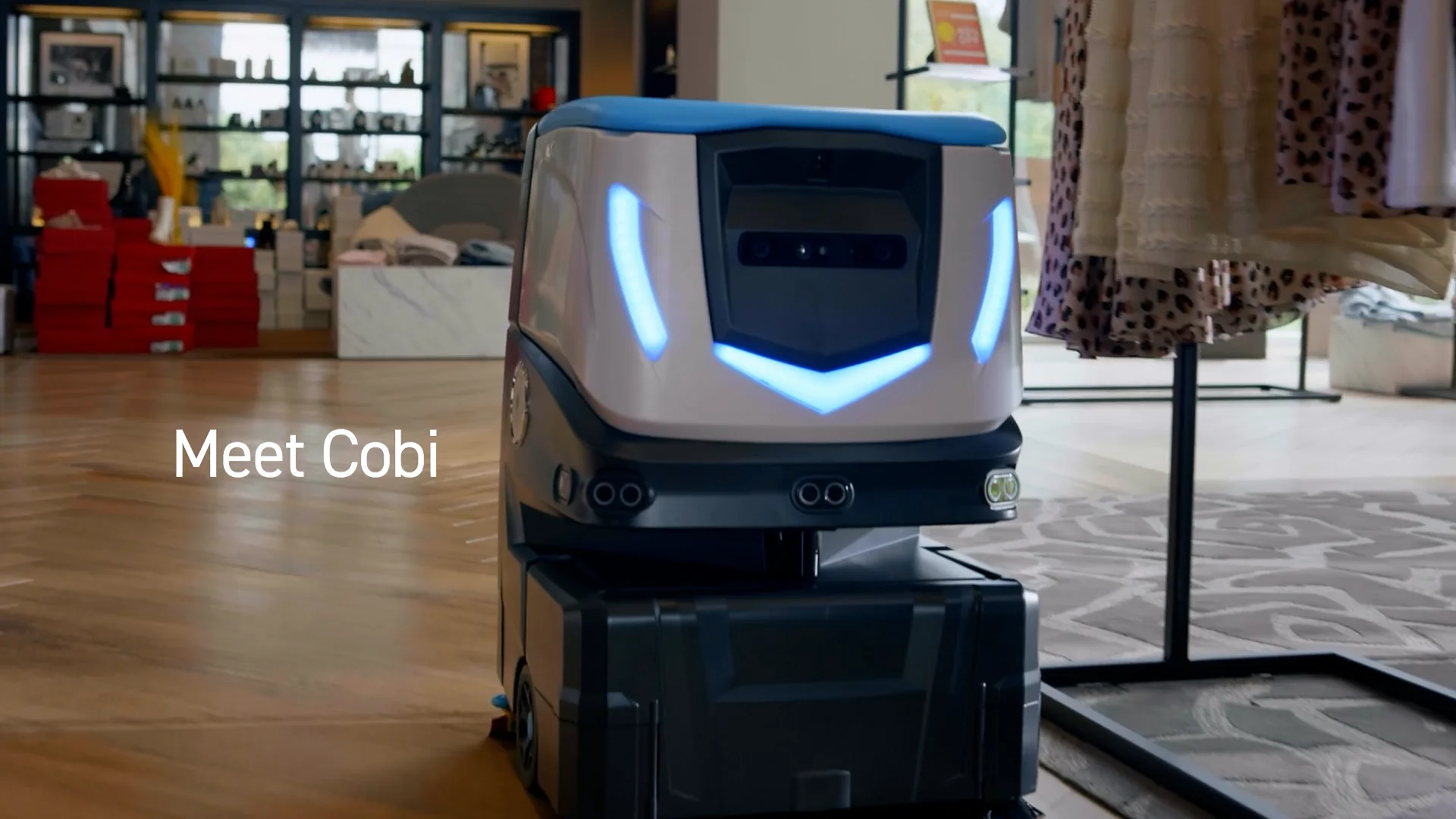 Say hello to Cobi... The ultimate robot cleaner for busy workplaces on ...