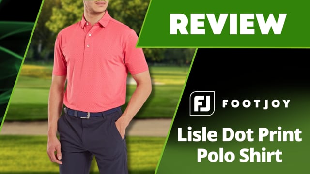 FootJoy Lisle Dot Print Golf Polo - Review