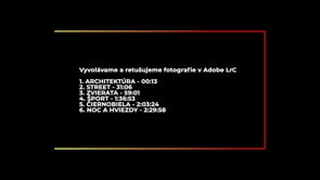 Upravujeme časť 1. v LrC (BONUS - online kurz na 12 mesiacov) | foto
