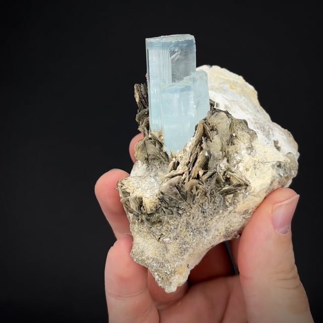 Aquamarine and Muscovite