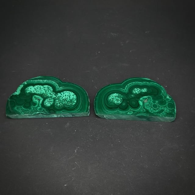 Malachite slice set