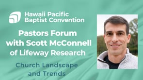 Pastors Forum with Scott-McConnell of Lifeway Research