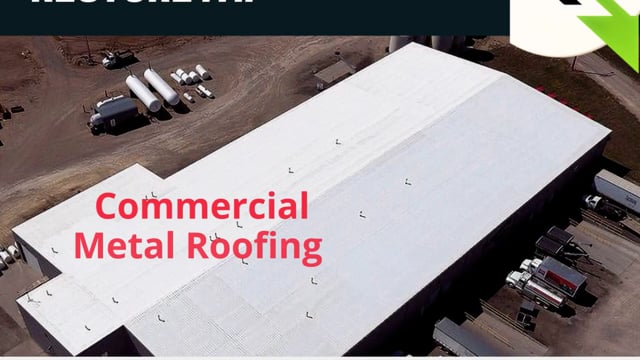 ⁣Restoration Roofing Solutions : Commercial Metal Roofing in Delta, PA