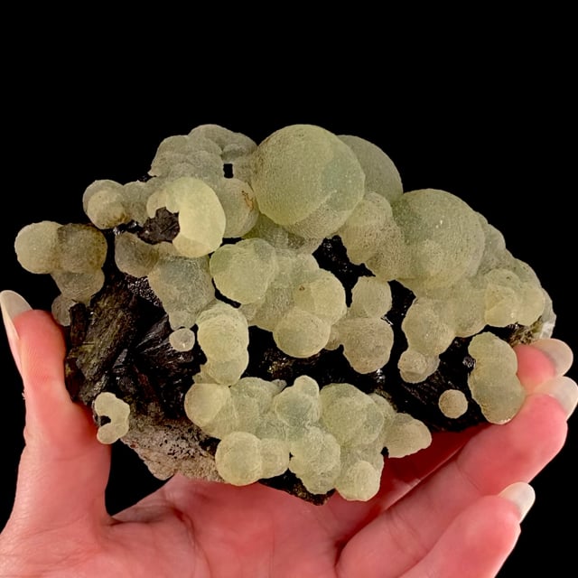 Prehnite on Epidote