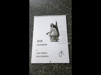 2025 Black & White Calendar