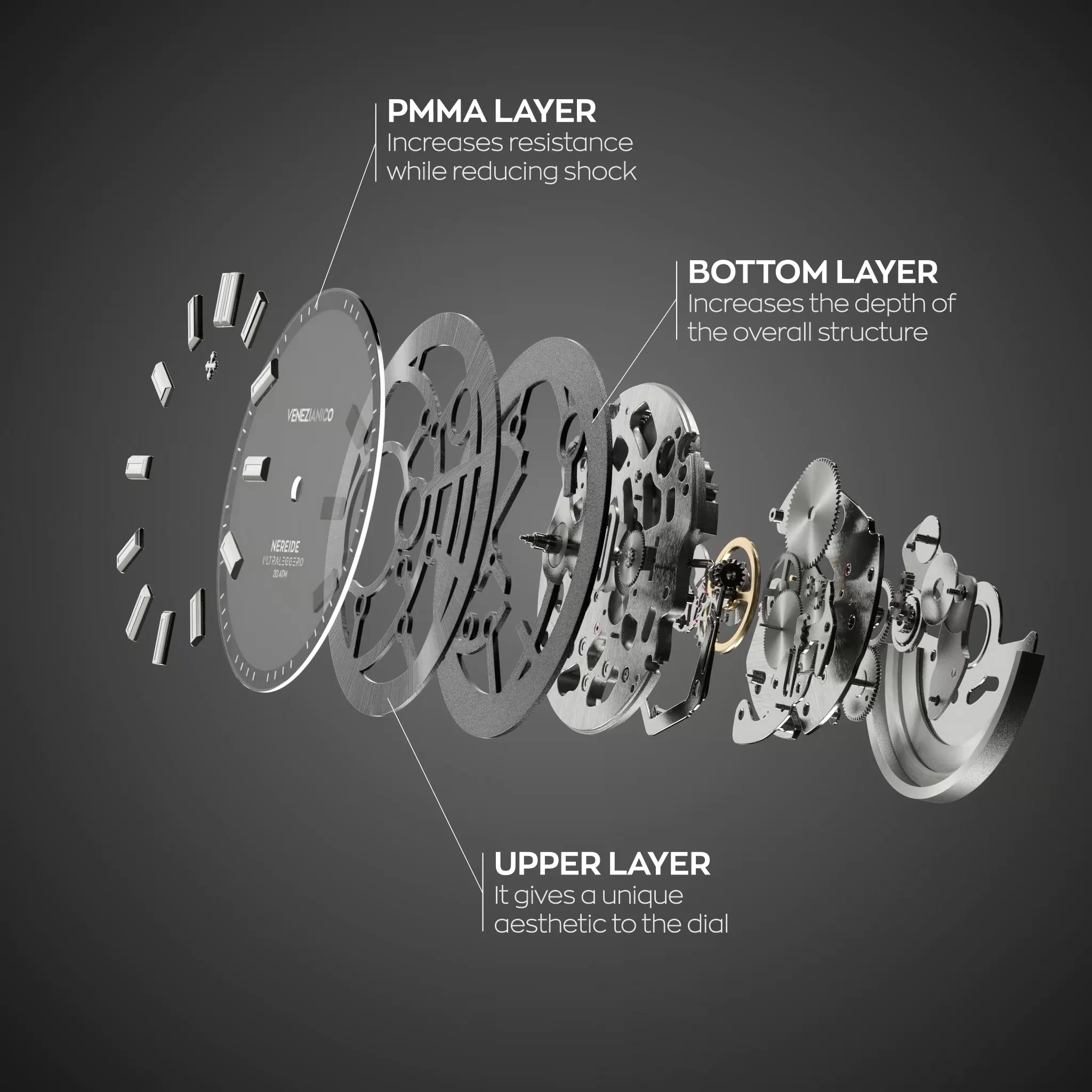 Venezianico Kurmalı Otomatik Erkek Kol Saati - 3921509-Nereide