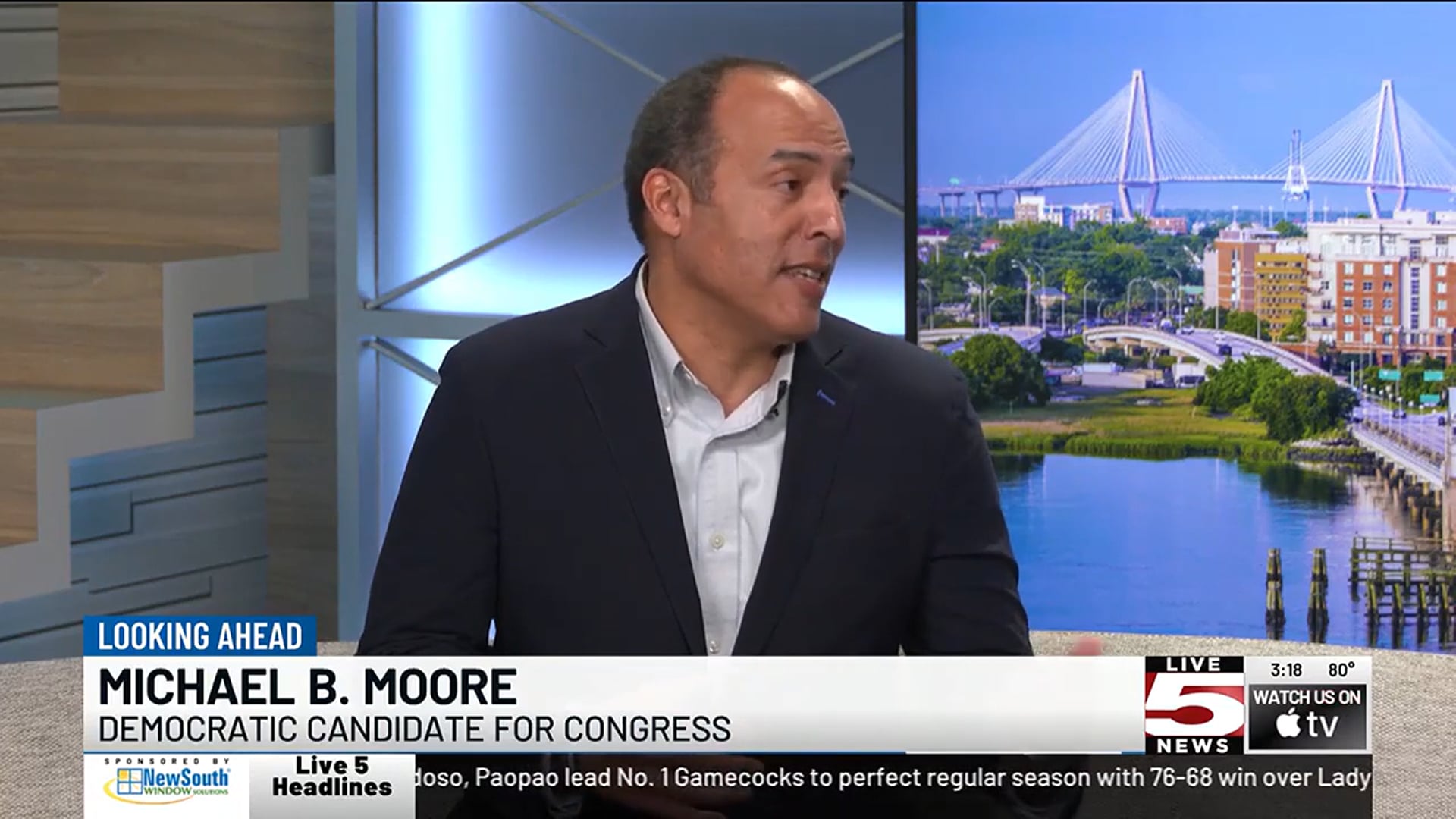 Michael B. Moore talks about his campaign for seat in SC's 1st congressional district