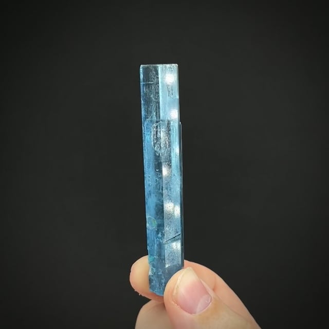 Beryl var. Aquamarine (rare color)