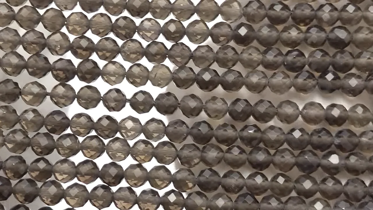 スモーキークォーツ （茶水晶）｜産地・ブラジル｜天然石ビーズの卸