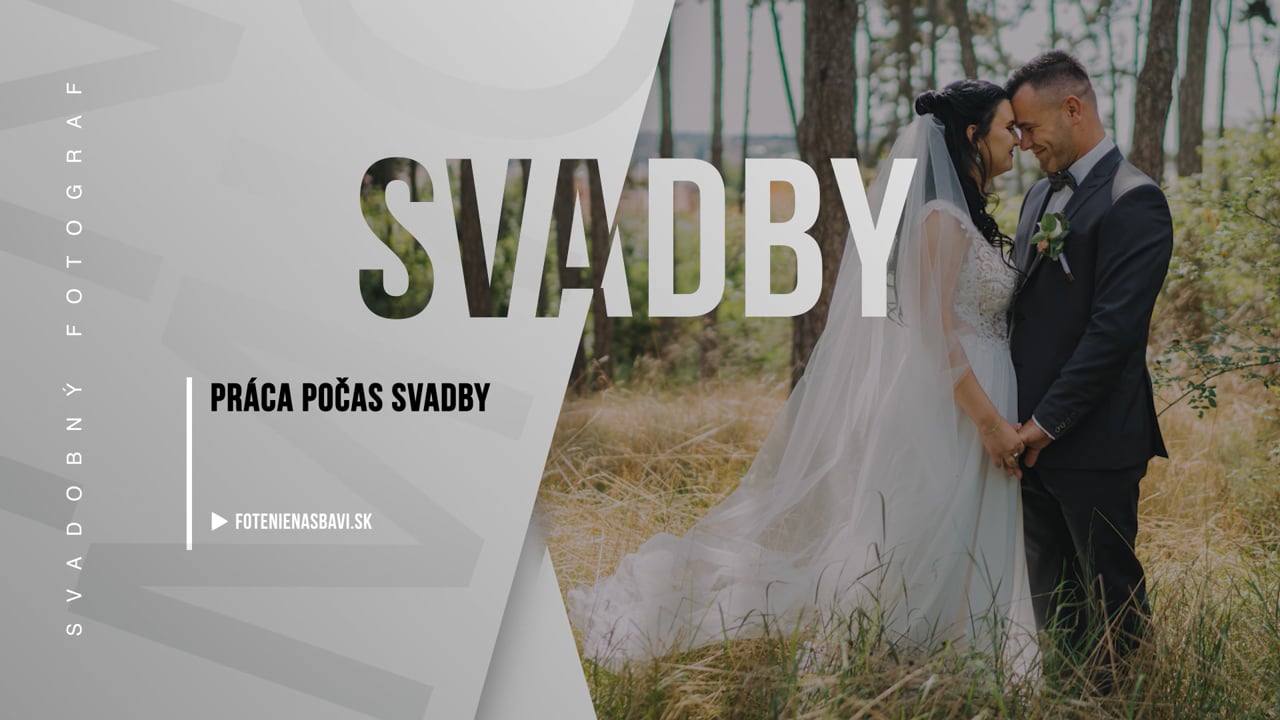 Práca počas svadobného dňa (BONUS - online kurz bez časového obmedzenia) | foto