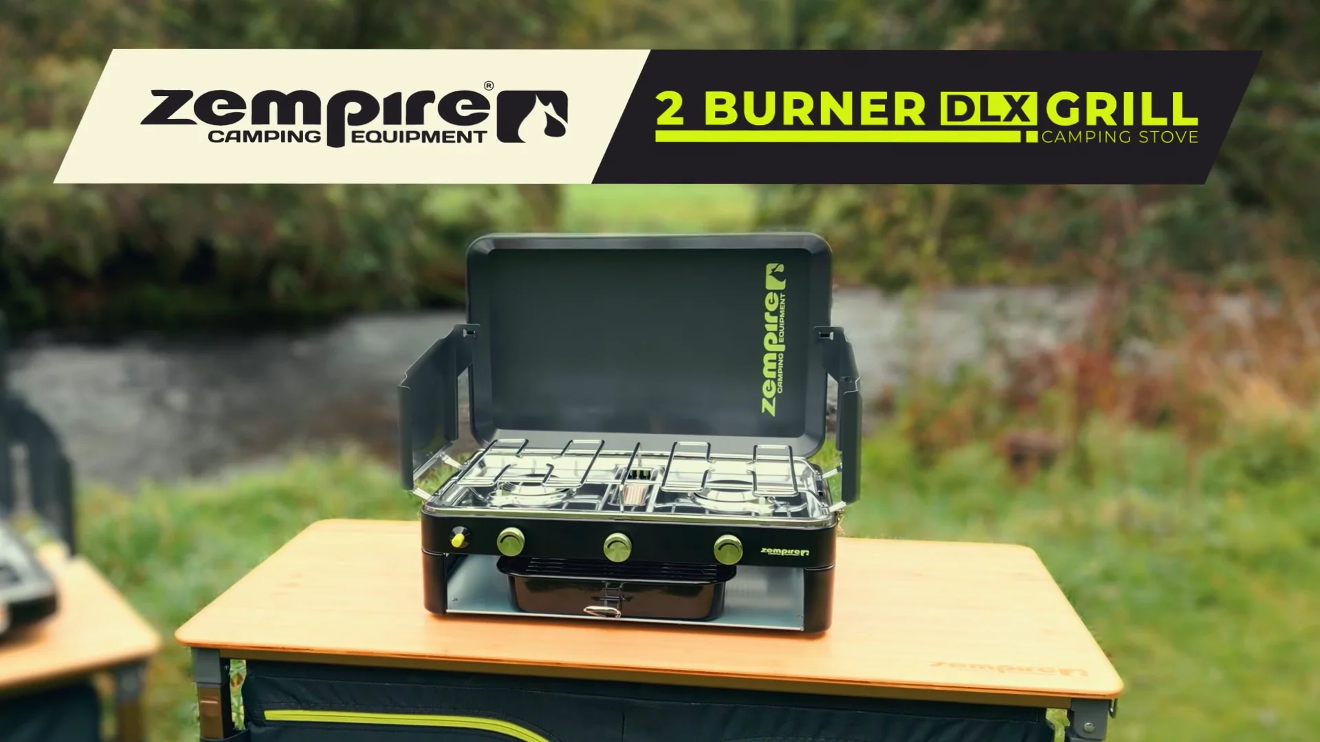 Zempire 2 Burner DLX & Grill - Camp Cooker
