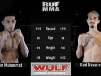 Alim Muhammad vs Raul Navarrette RUF59