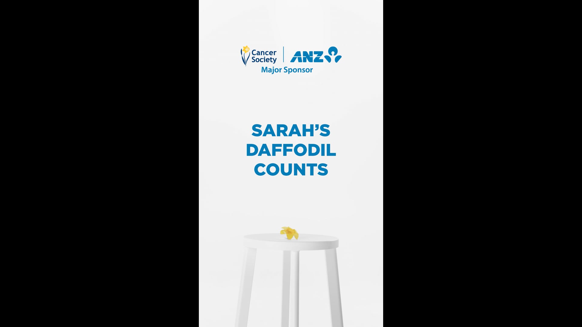 ANZ Daffodil Day - Sarah