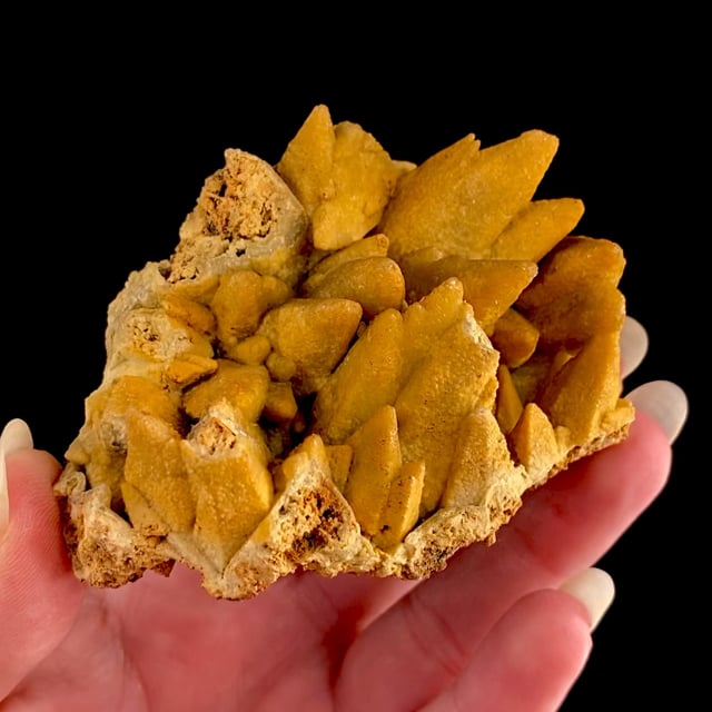 Smithsonite pseudomorph after Calcite