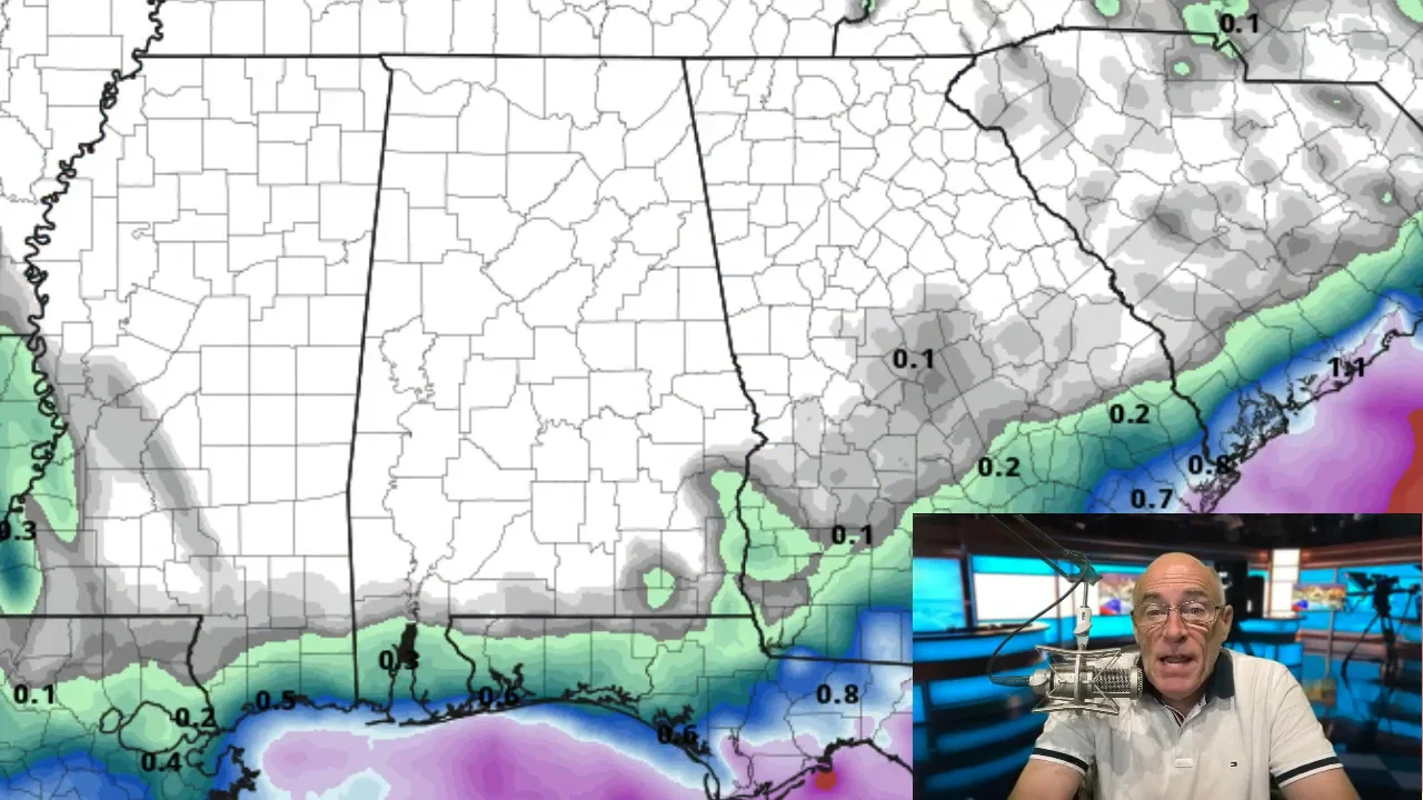 James Spann forecasts a dry, cooler week for Alabama