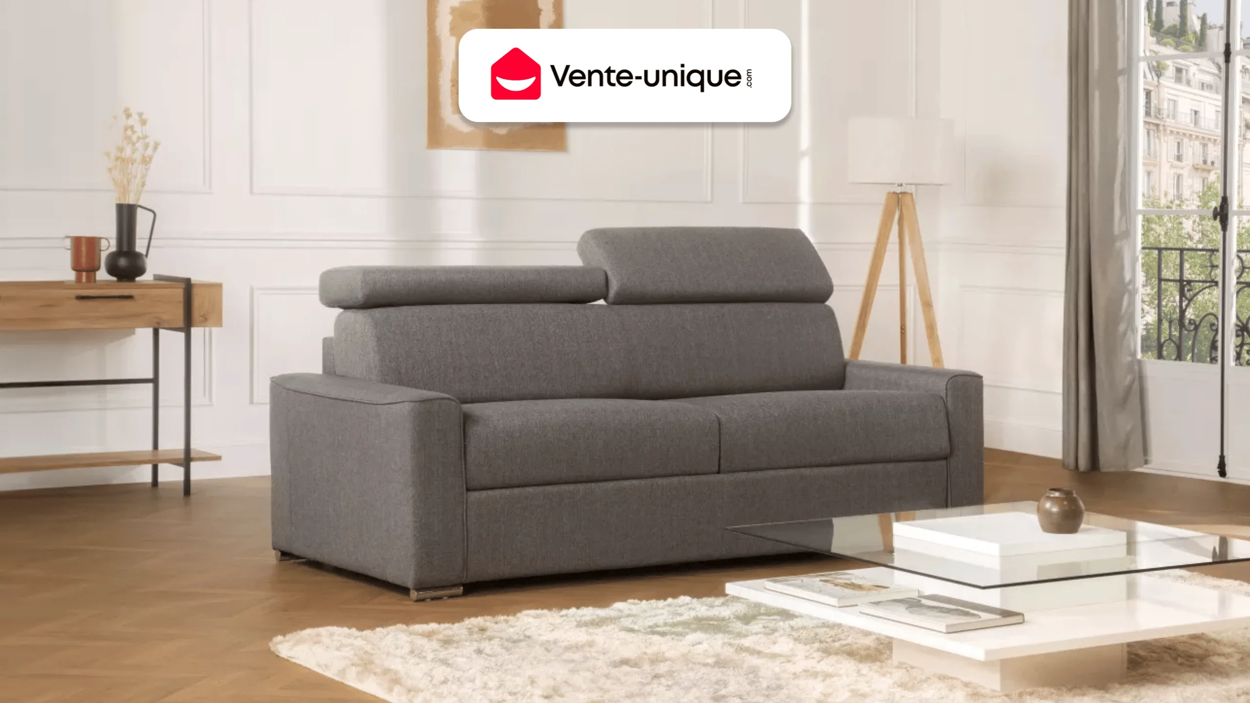 Divano letto posti a ribalta in Tessuto Viola Larghezza