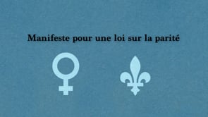 Manifeste pour une loi sur la parité