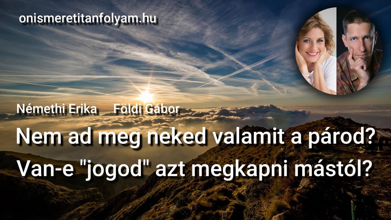 Nem ad meg neked valamit a párod?