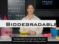Biodegradable Barricade Tape