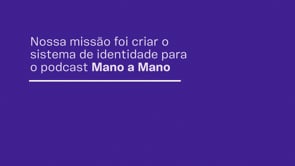 Mano a Mano Podcast - 2022 - Colletivo - Estúdio Brasileiro de Design e Comunicação