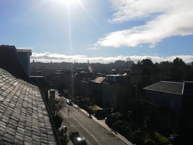 Video 1: View from lounge (up to Edinburgh Castle)