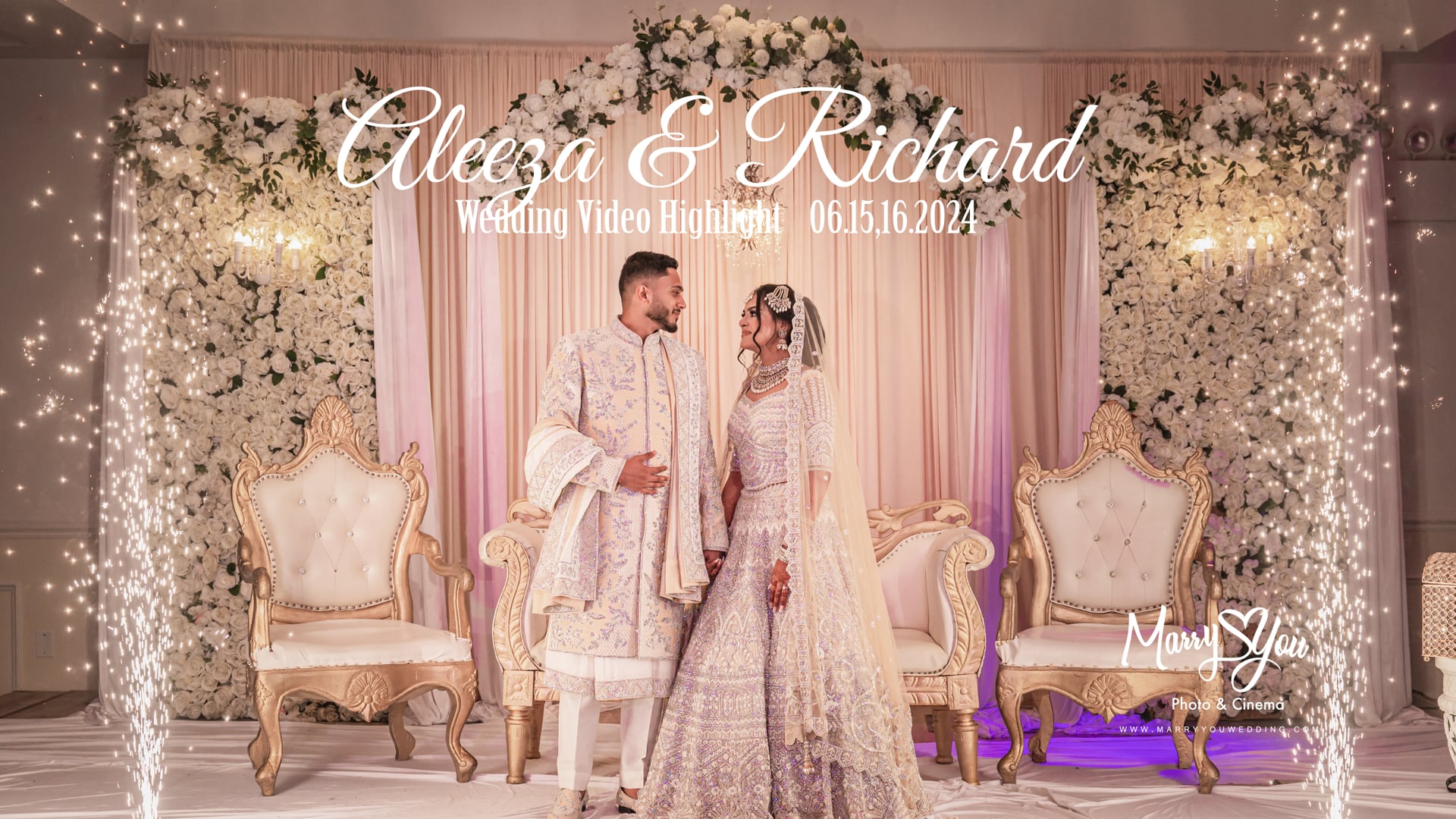 06.15,16.2024 Aleeza & Richard wedding highlight video