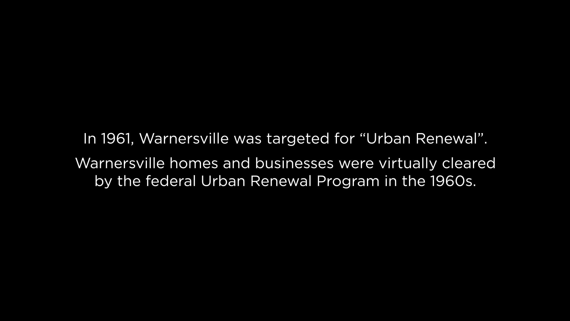 Warnersville Chronicles