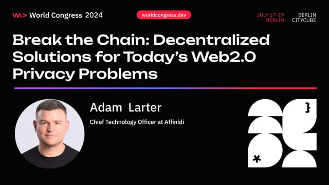 Break the Chain: Decentralized solutions for today’s Web2.0 privacy problems