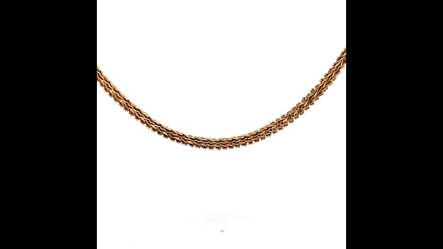 Vintage 1960s Collar Necklace in 18k Yellow Gold – Filigree Jewelers