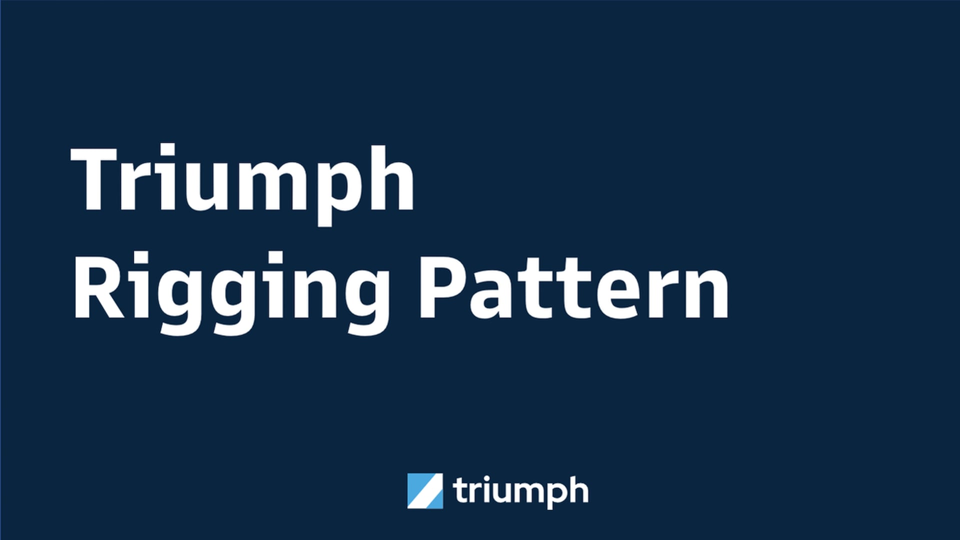 Triumph Rigging Pattern