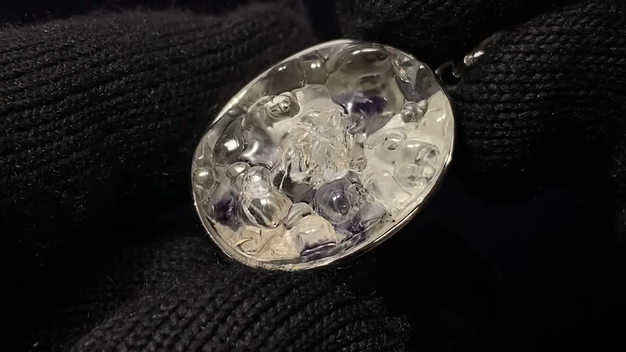 ハイアライトオパール　ペンダントトップS925 シルバー（新品未使用）一点限り 動画】【1点もの】宝石質ハイアライトオパールAAA- ペンダント
