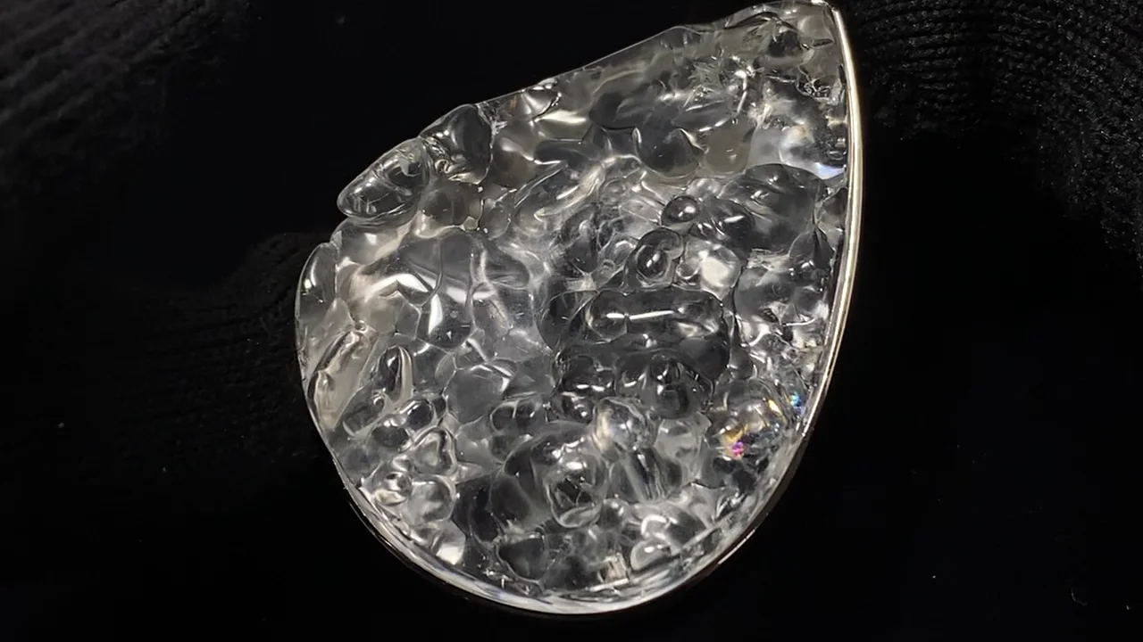Handmade】ハイアライトオパール ペンダントトップ 18kゴールド