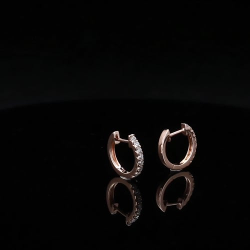 Video: Diamond Hoop Earrings