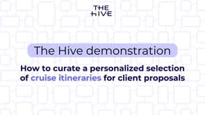 The Hive Demo – Searching for and curating cruise itineraries