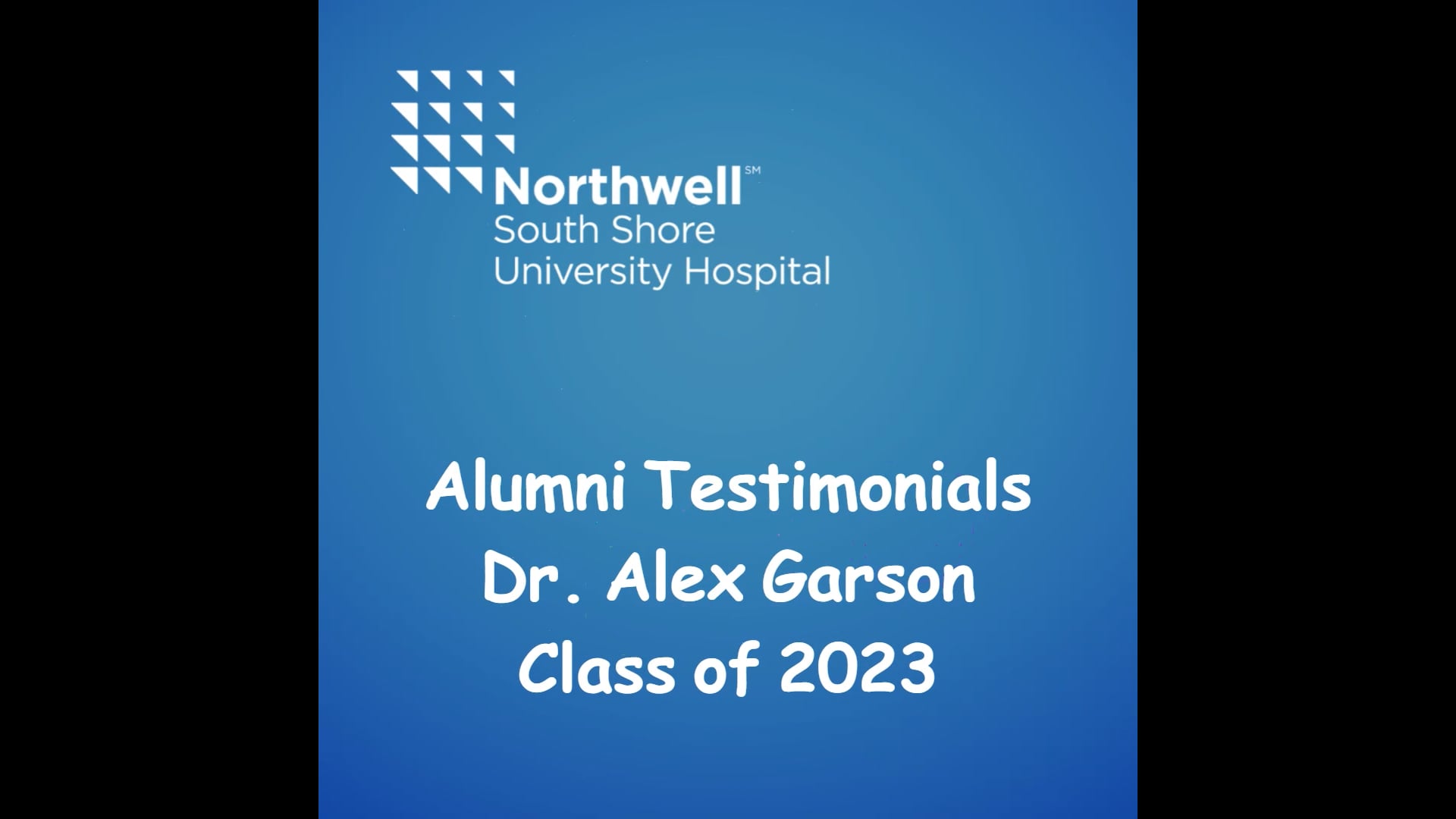 Garson Alumni Testimonial
