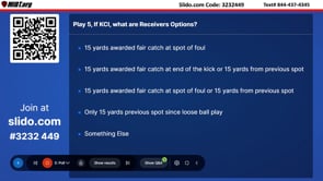 Penalty Enforcement: Kick Catching Interference, Blocking after a Fair Catch & Clean hands post scrimmage kick (8-21-24)