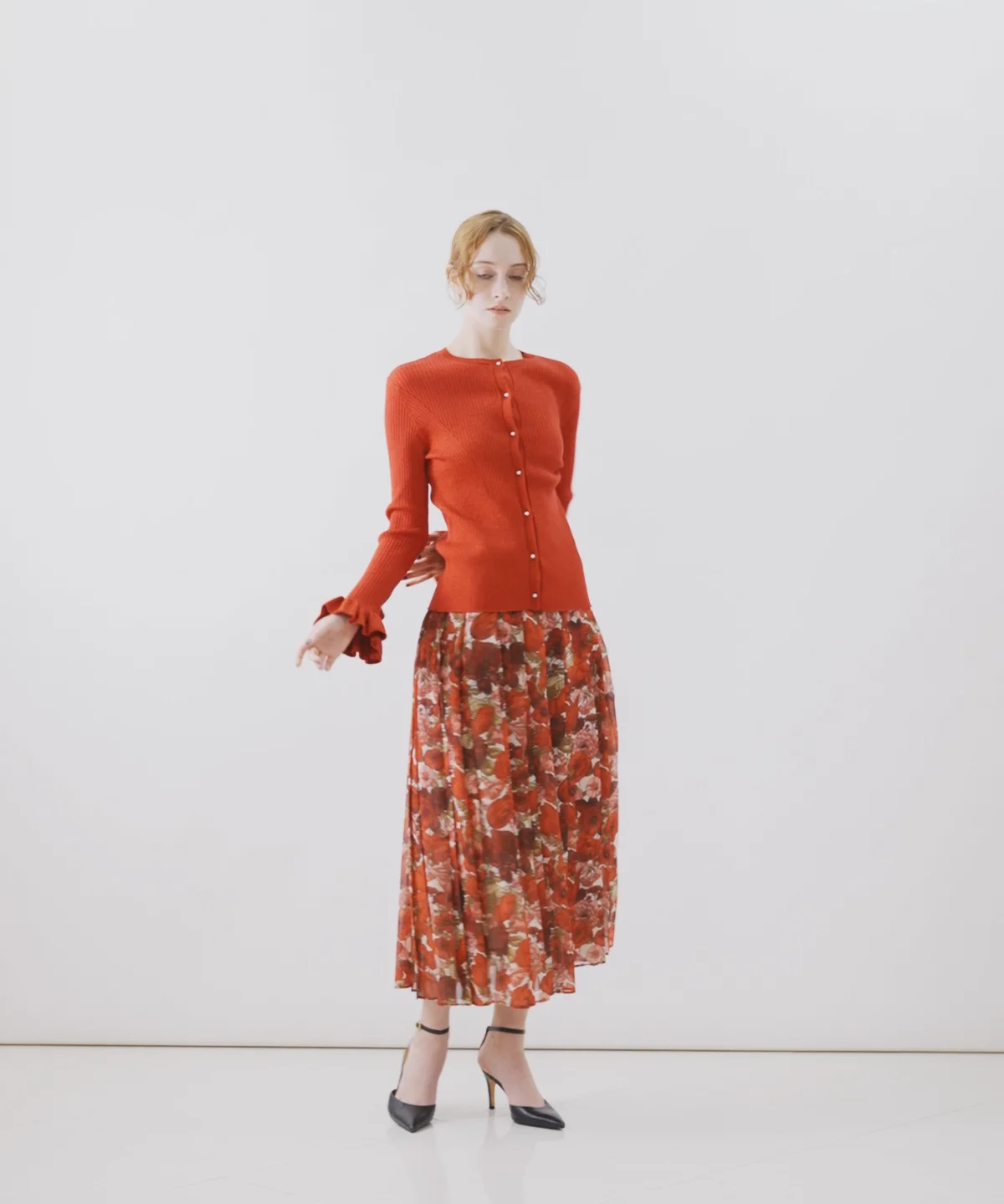 CORCOVADO / Polyester Ciffon ブラウス スカート