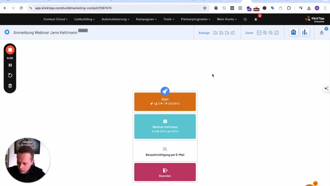 Klicktipp Benachrichtigungen einstellen