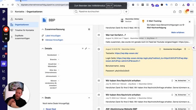 Seiten bauen und fertigstellen