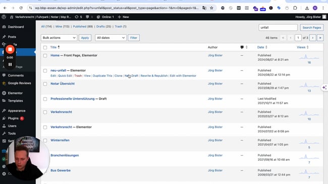 Seiten bauen und fertigstellen 2