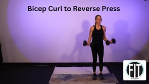 Bicep Curl to Reverse Press