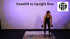 Deadlift to Upright Row