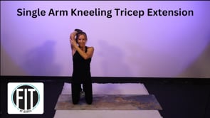 Single Arm Kneeling Tricep Extension